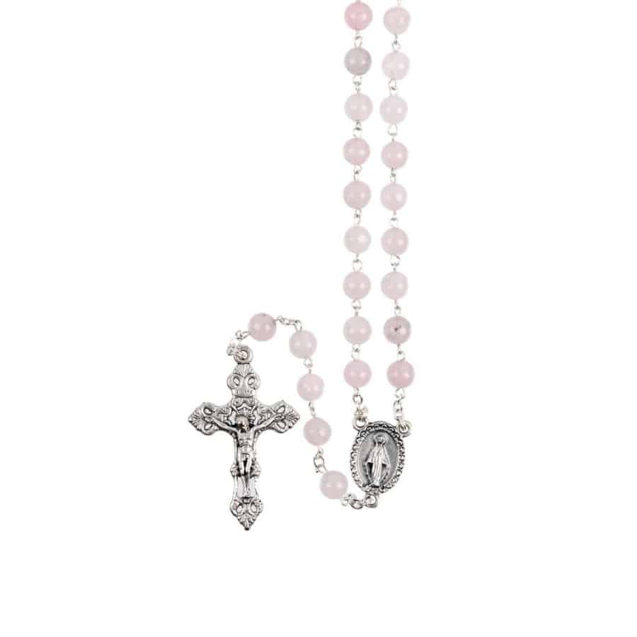 CHAPELET QUARTZ ROSE