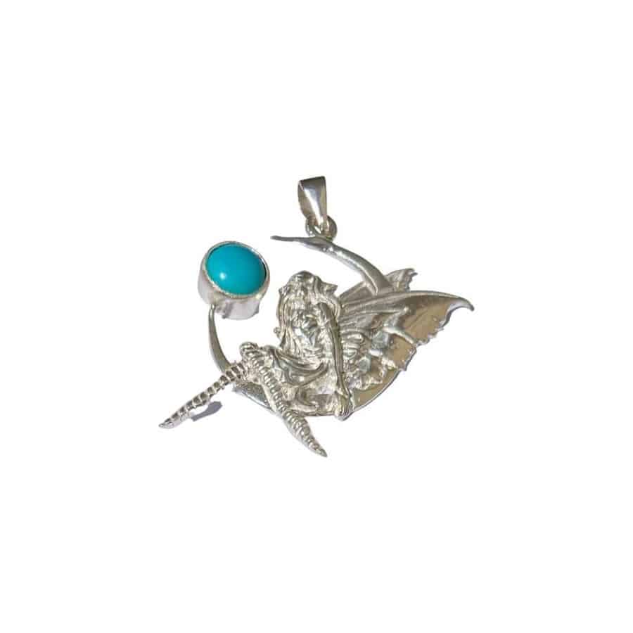 Pendentif turquoise