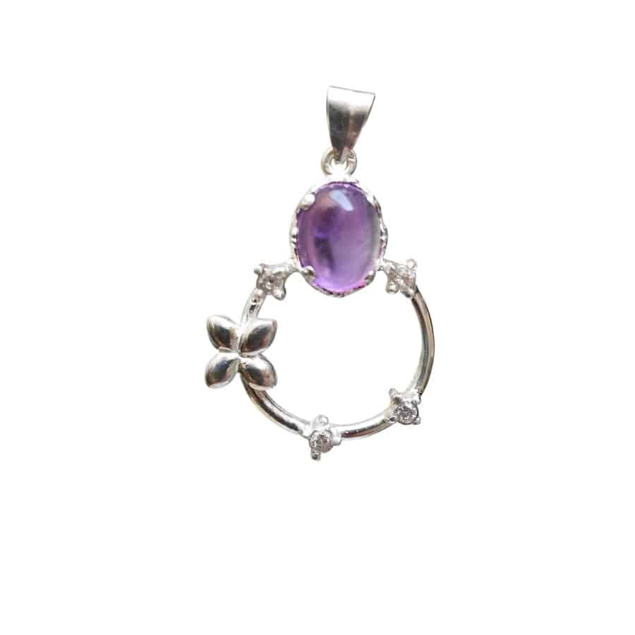 Pendentif améthyste argent Pendentif améthyste argent