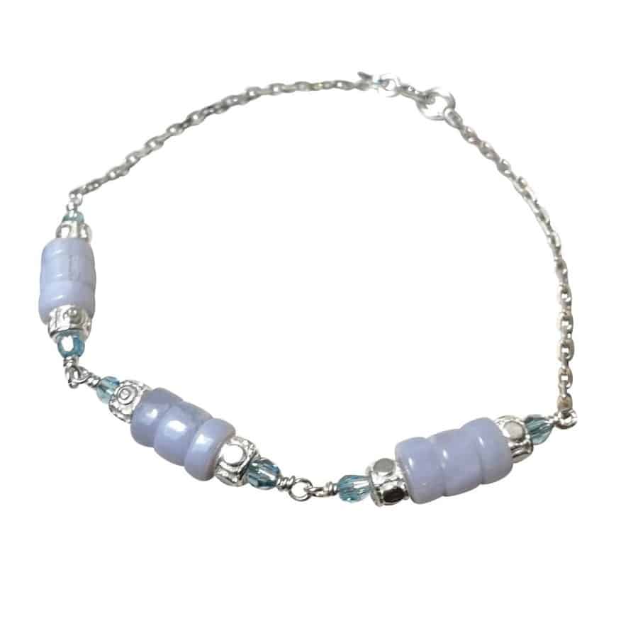 Bracelet en argent et calcédoine Bracelet en argent et calcédoine