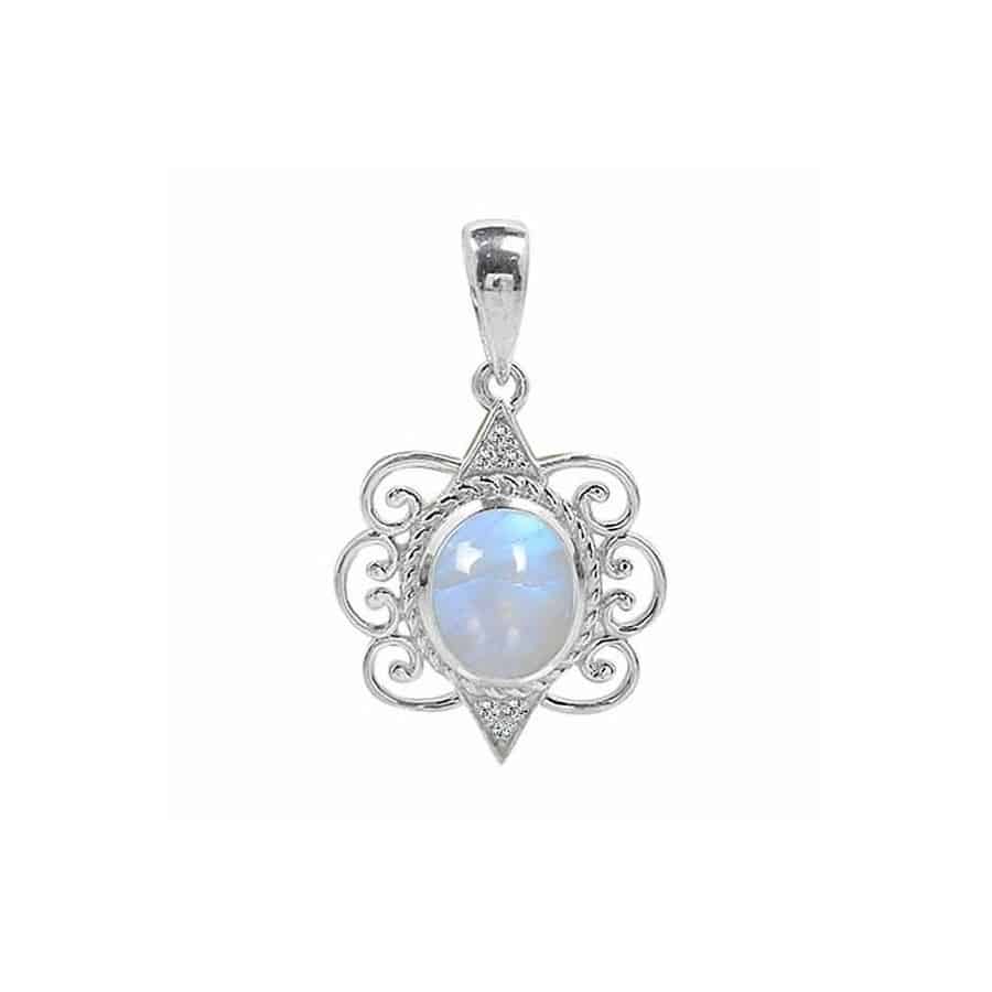 PENDENTIF EN PIERRE DE LUNE