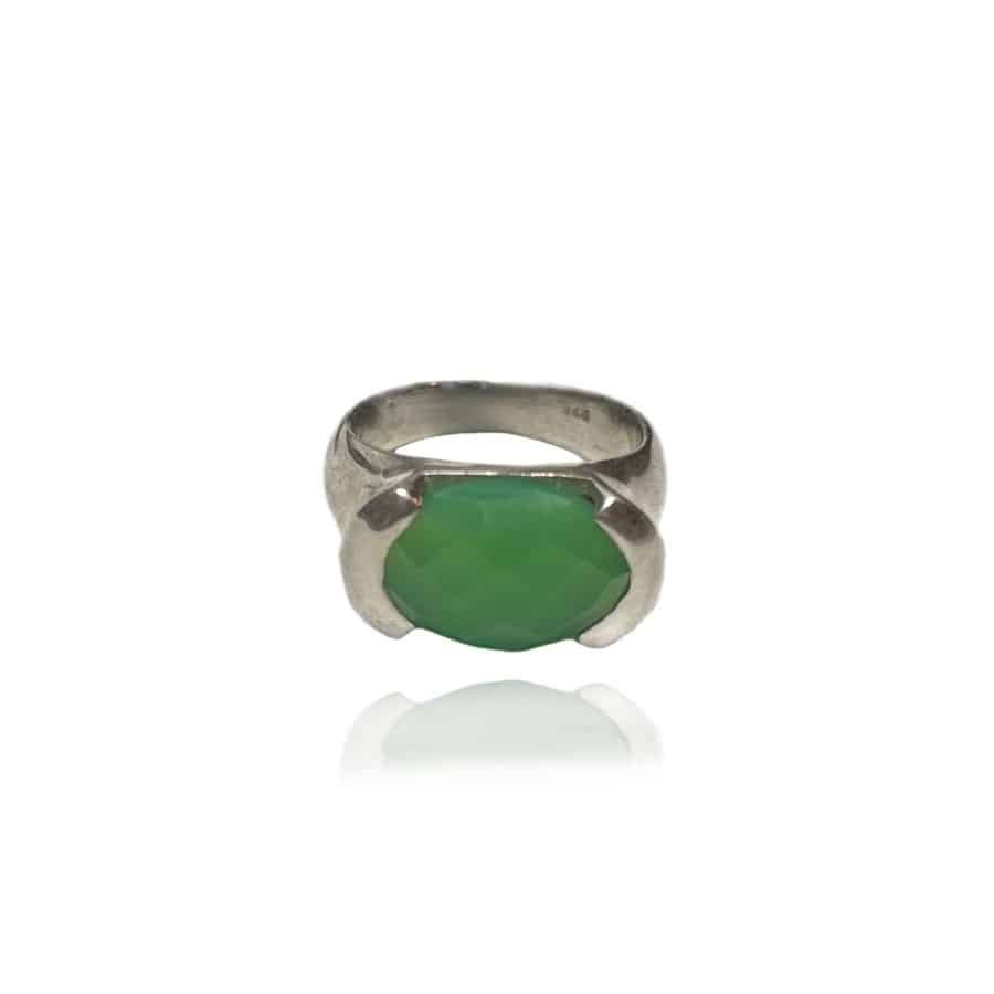 BAGUE CHRYSOPRASE BAGUE CHRYSOPRASE