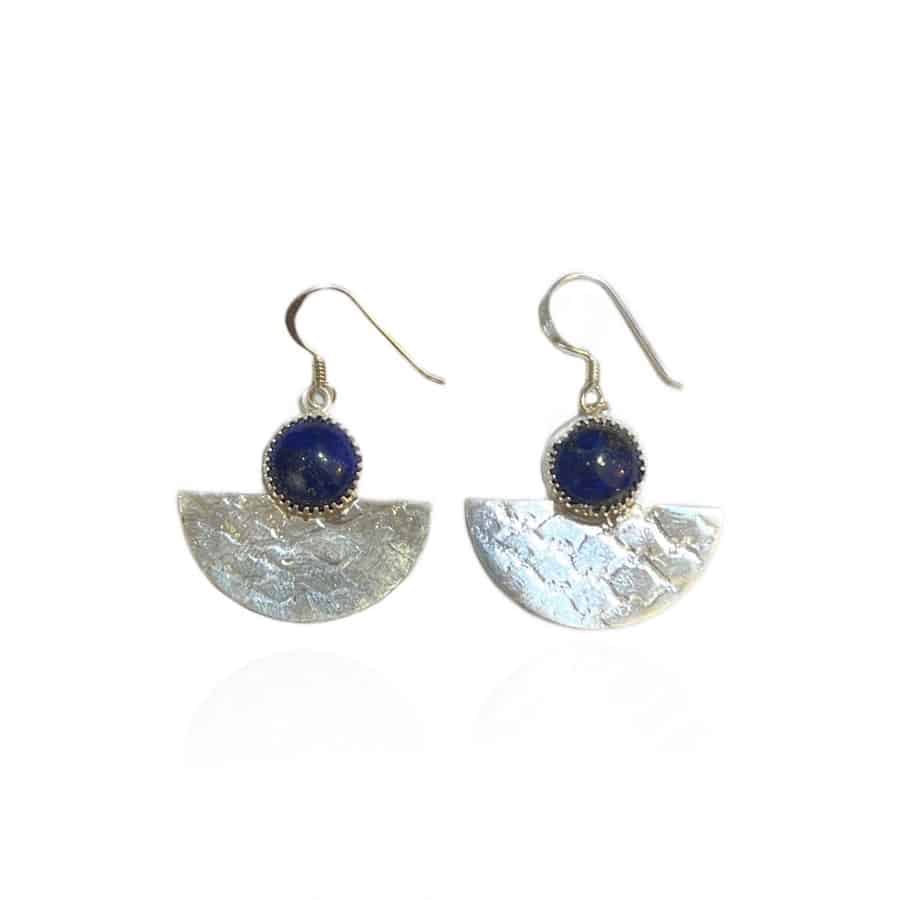 BOUCLE D'OREILLE LAPIS LAZULI