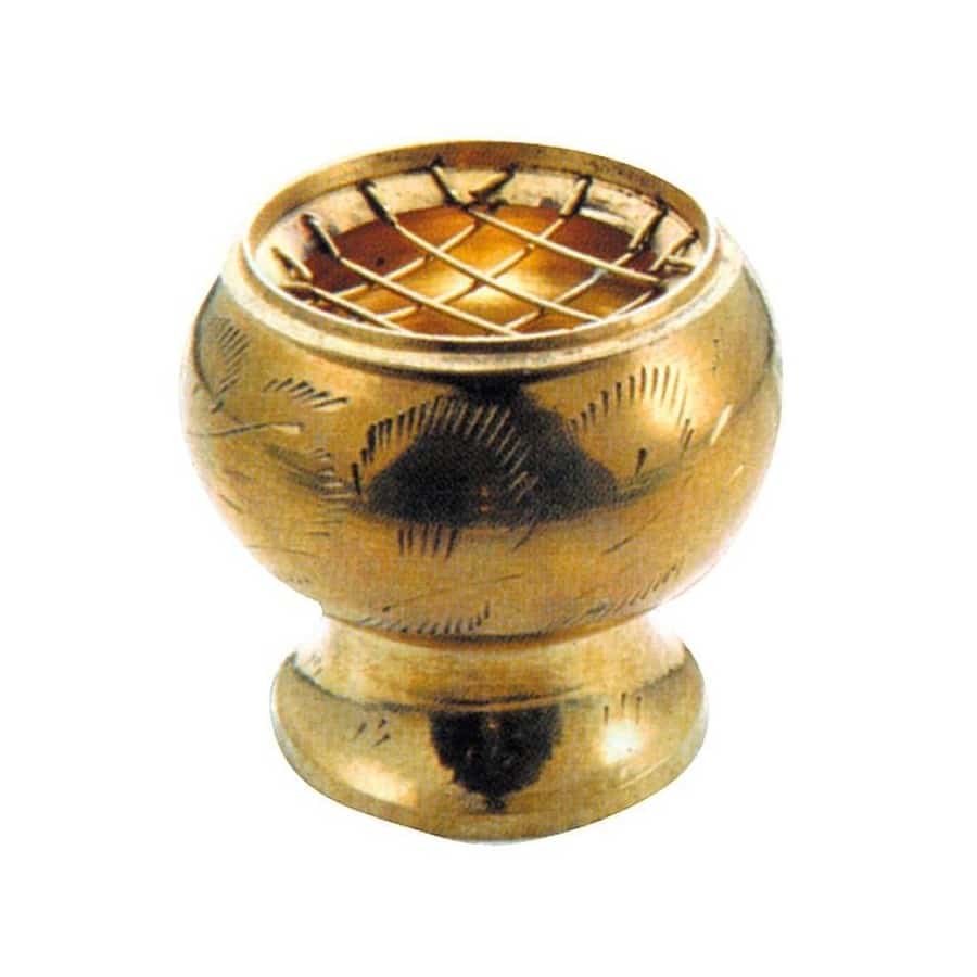 Brûle-encens laiton - coloris doré - diam. 5,5 cm Brûle-encens laiton - coloris doré - diam. 5,5 cm