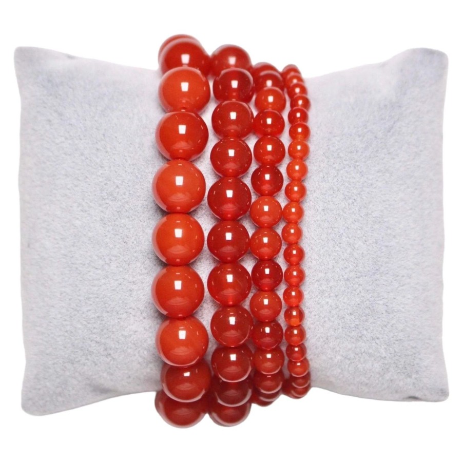 bracelet cornaline 6 mm bracelet cornaline 6 mm