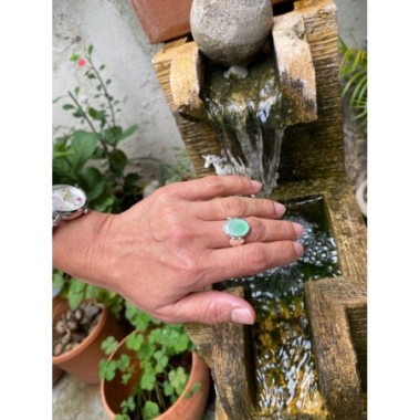 Bague jade pour femme