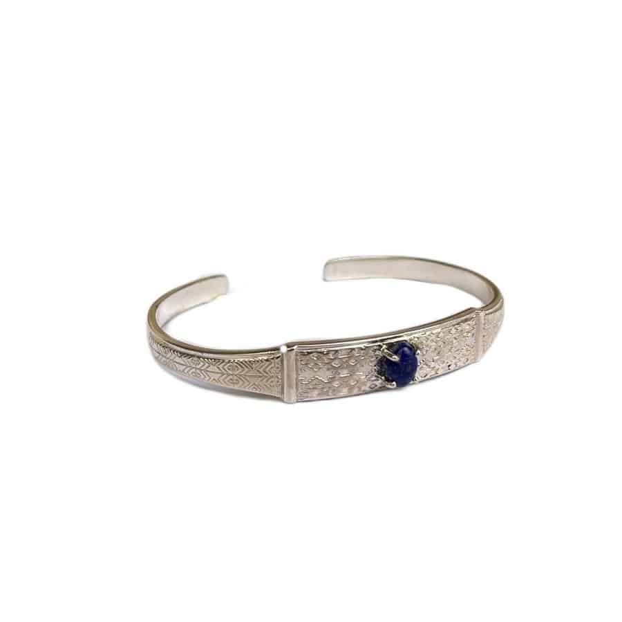 Bracelet en argent Lapis lazuli