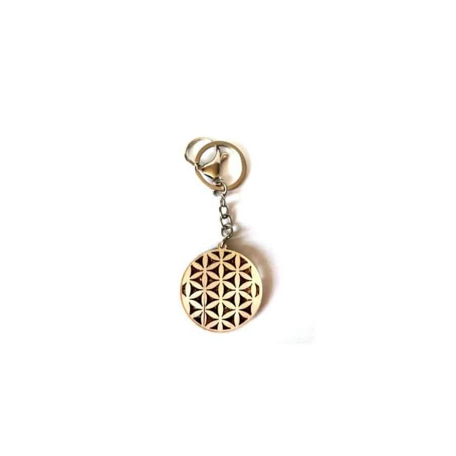 PORTE CLES FLEUR DE VIEt AMBRE