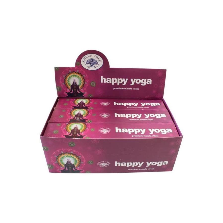 Encens Green Tree Happy Yoga - 15 grs Encens Green Tree Happy Yoga - 15 grs