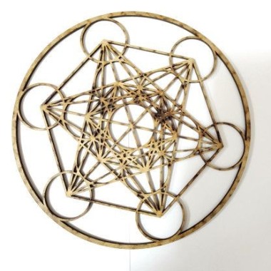 Métatron en bois (diam.15cm)