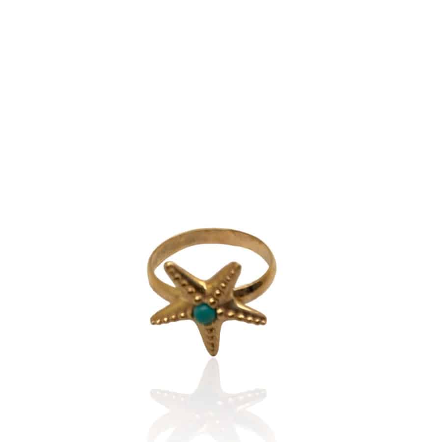 BAGUE ETOILE TURQUOISE BAGUE ETOILE TURQUOISE