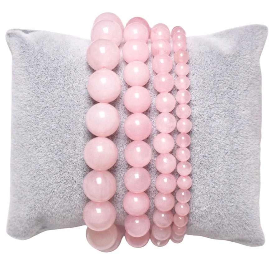 bracelet quartz rose 4mm
