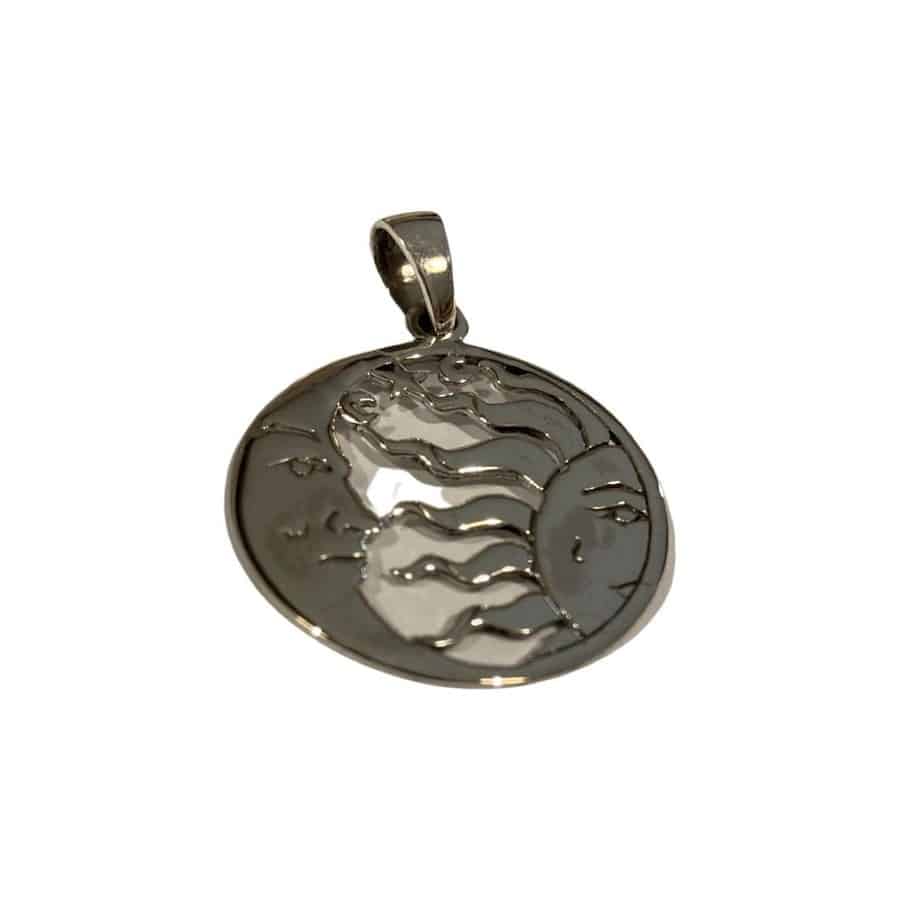 PENDENTIF LUNE ET SOLEIL