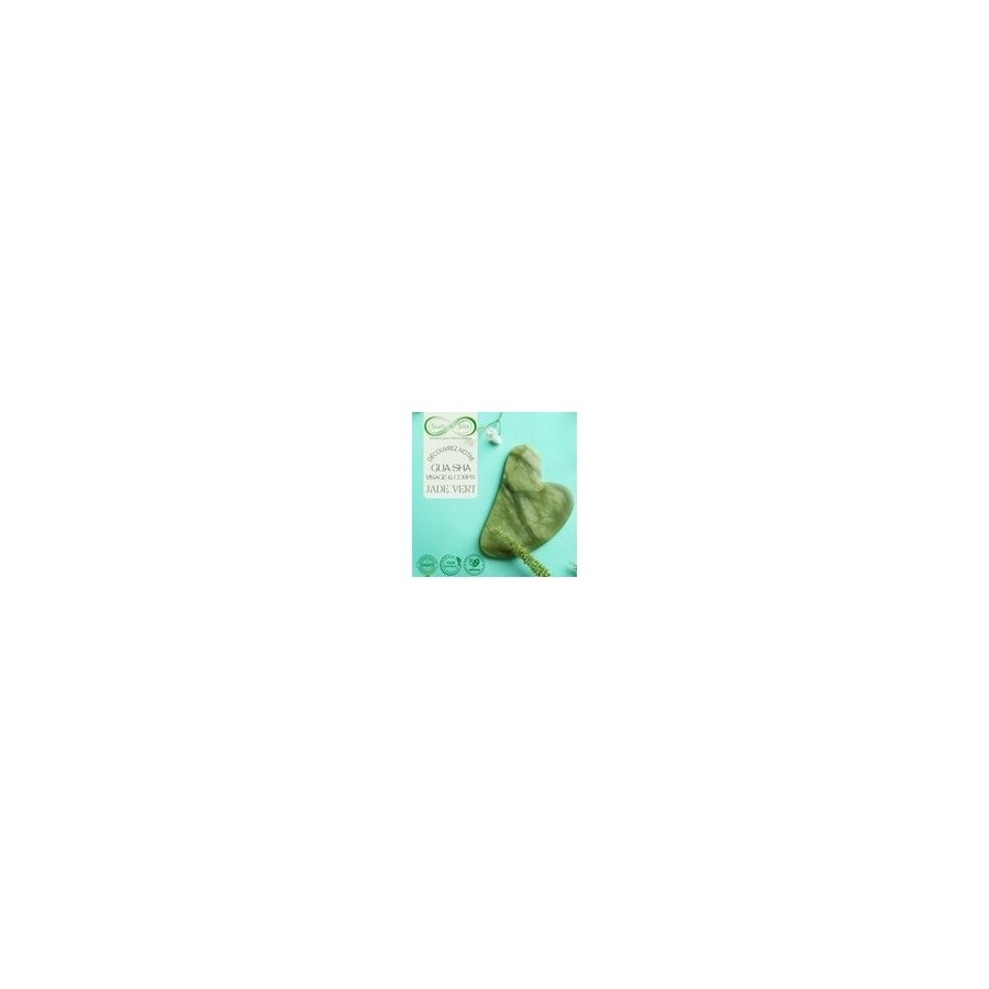 Gua Sha en Pierre de Jade Vert Gua Sha en Pierre de Jade Vert