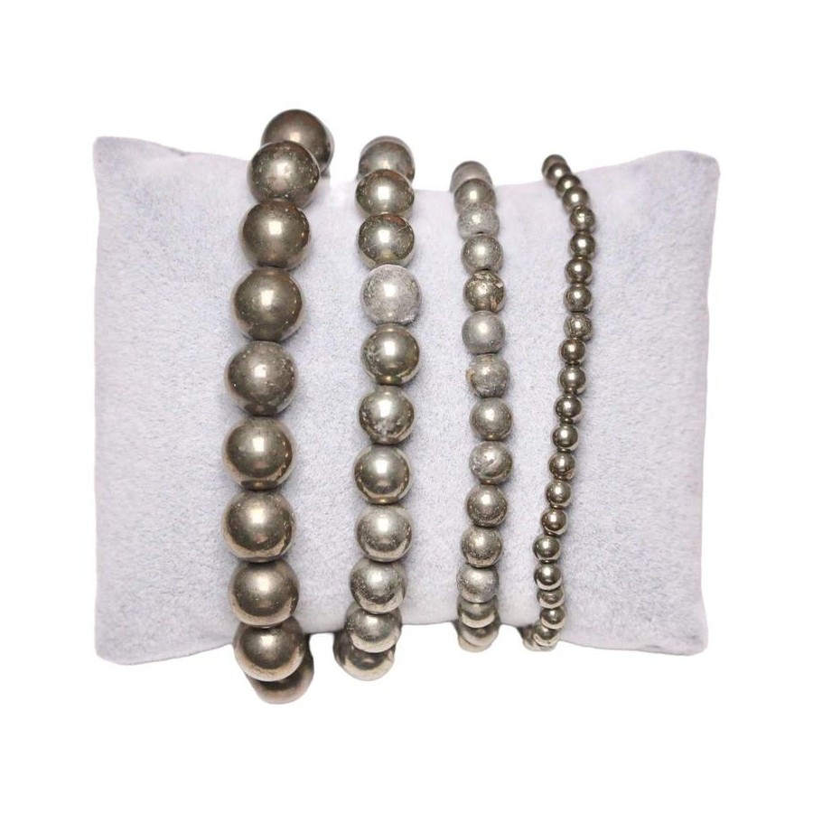 Bracelet Pyrite8 MM Bracelet Pyrite8 MM