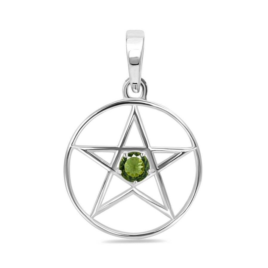 Pendentif Pentacle Moldavite