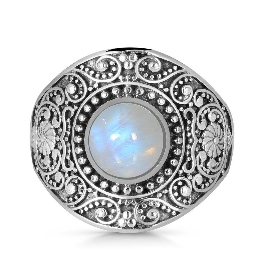 Bague en pierre de lune