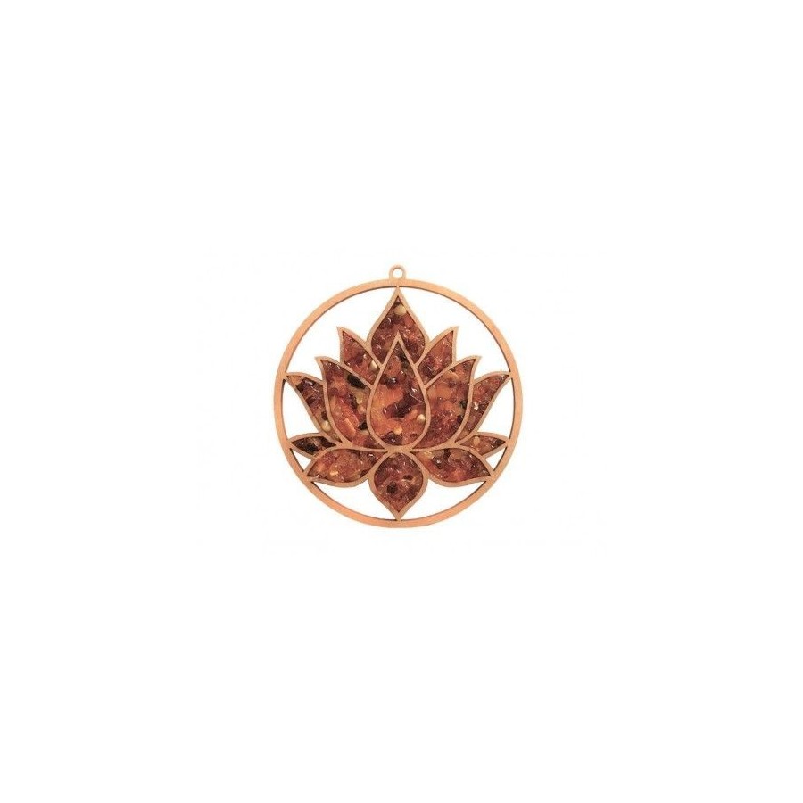 DECO MURALE AIMENTE FLEUR LOTUS AVEC AMBRE