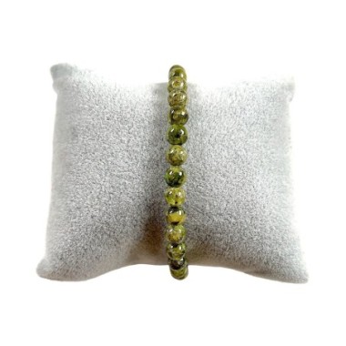 Bracelet Peridot 6 mm
