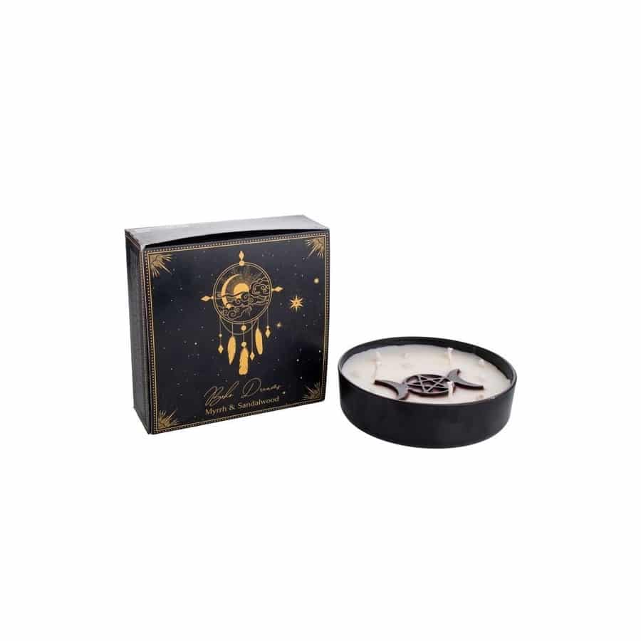 Bougie parfumée Dreams - Myrrhe et Bois de Santal 200 gr Bougie parfumée Dreams - Myrrhe et Bois de Santal 200 gr