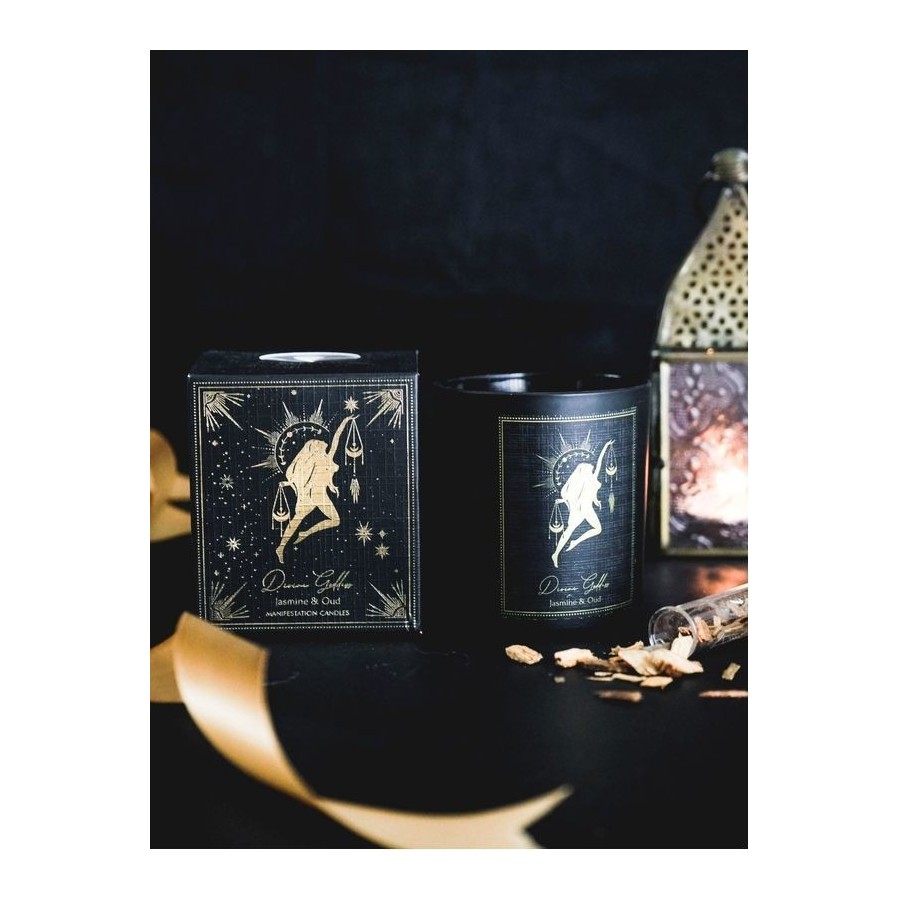 Bougie parfumée Divine Goddess - Jasmin et Oud 120 grs Bougie parfumée Divine Goddess - Jasmin et Oud 120 grs