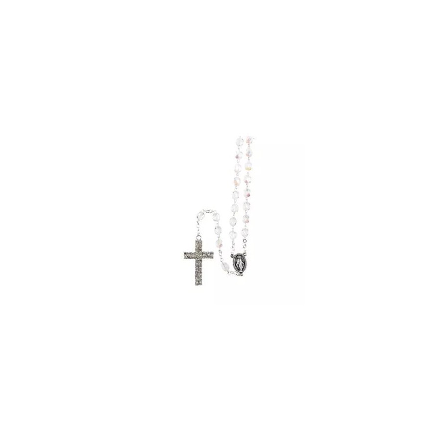 Chapelet grains cristal, Ø 8 mm Chapelet grains cristal, Ø 8 mm