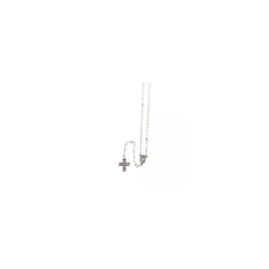 Chapelet grains cristal
