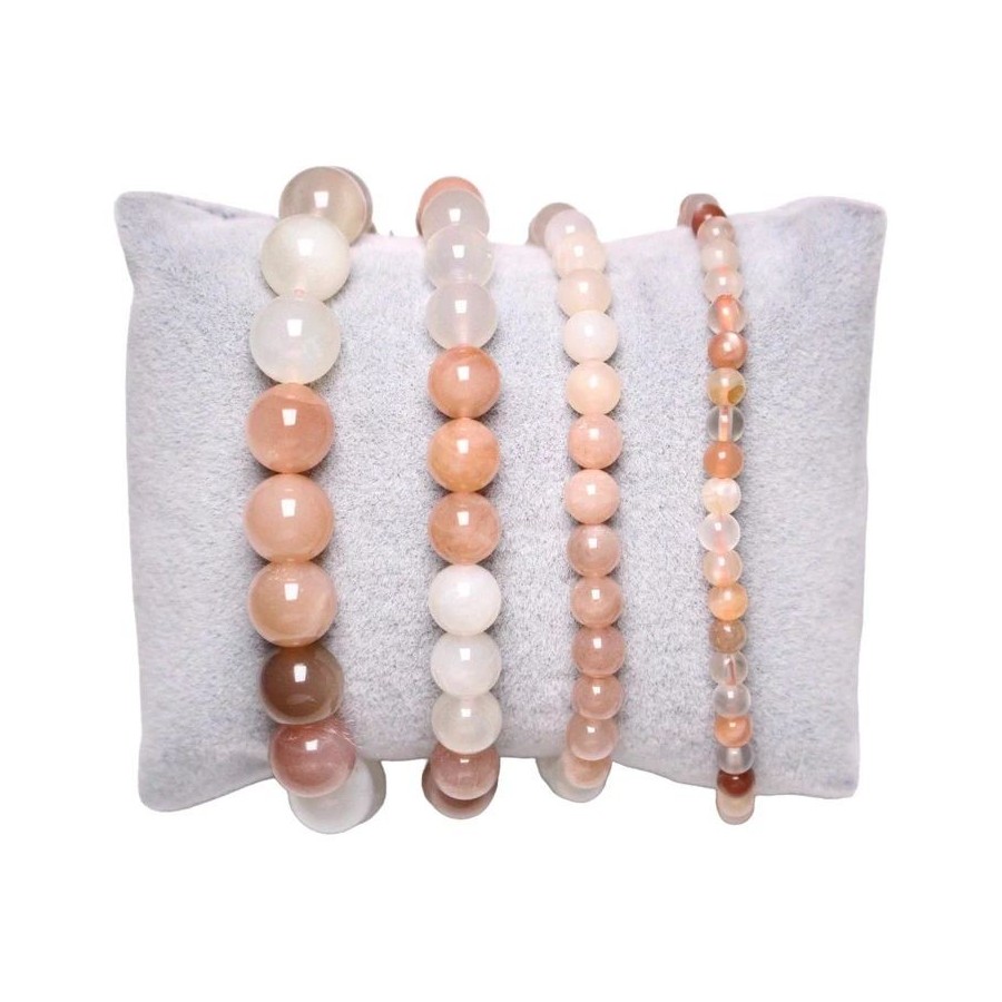 Bracelet Pierre de lune Multicolore6M Bracelet Pierre de lune Multicolore6M