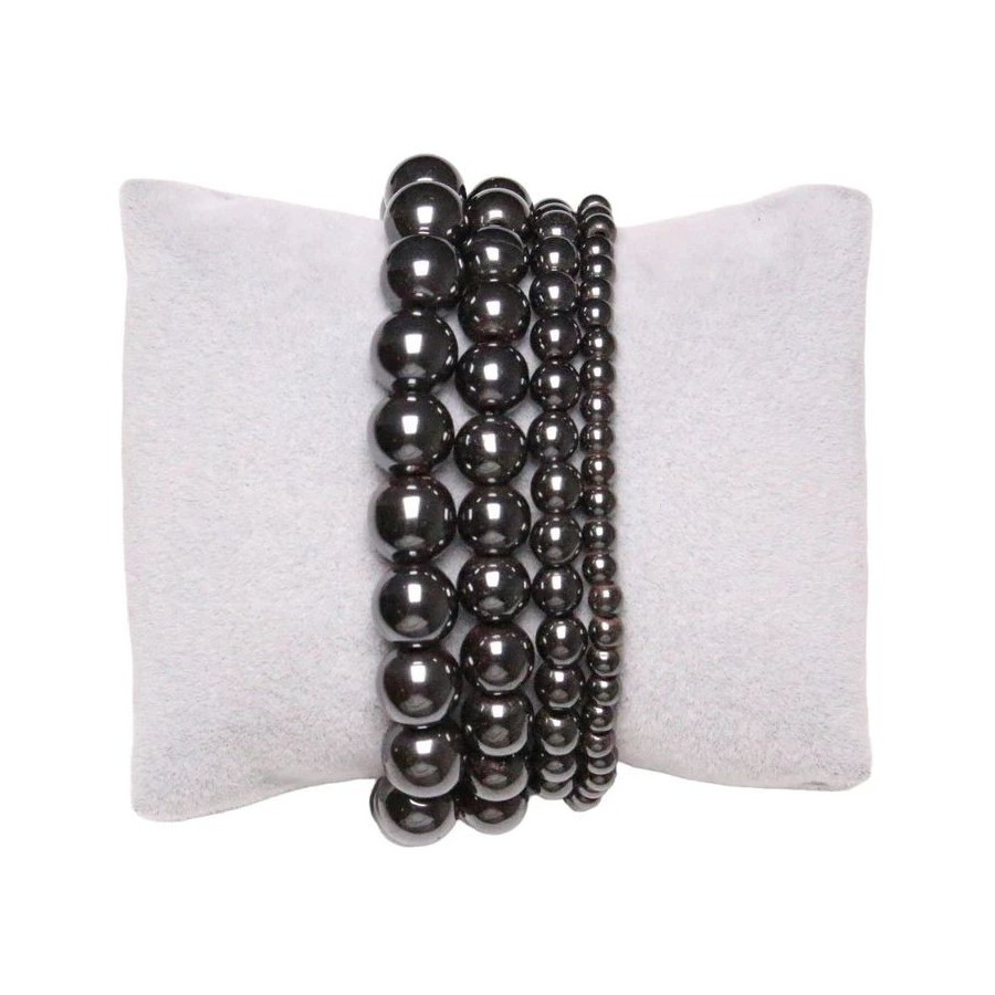 Bracelet Hématite Magnétique A 6 mm Bracelet Hématite Magnétique A 6 mm