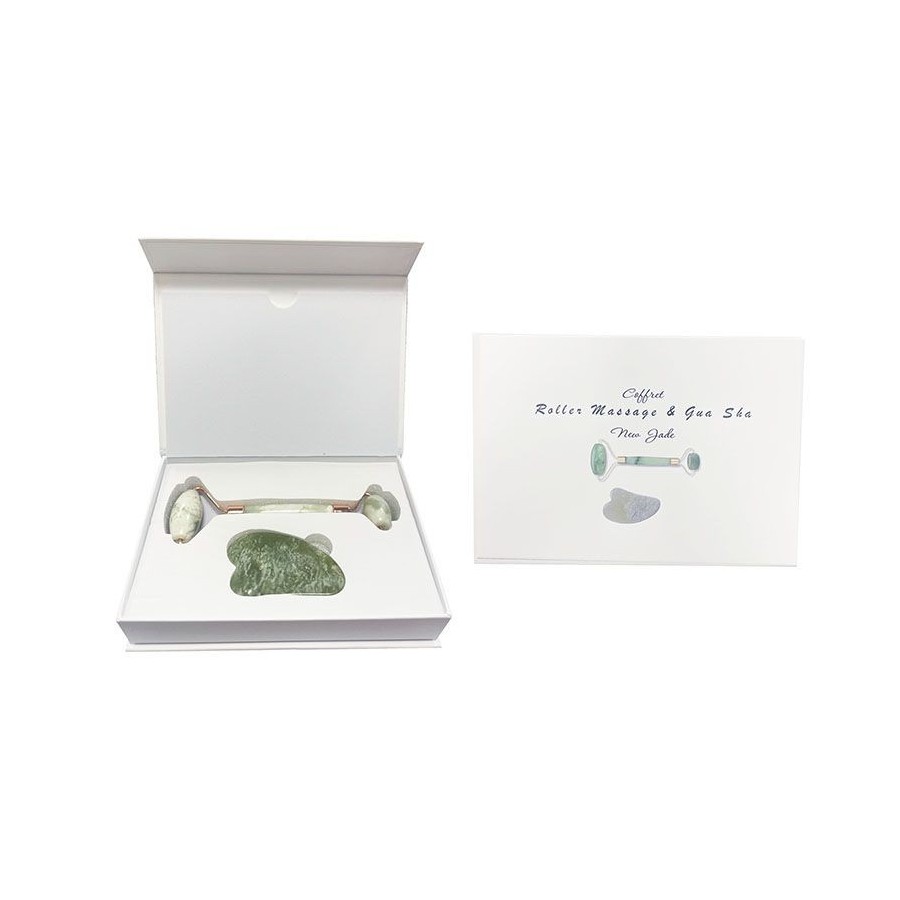 Coffret roller massage et Gua Sha Coffret roller massage et Gua Sha