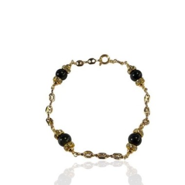 bracelet obsidienne noire