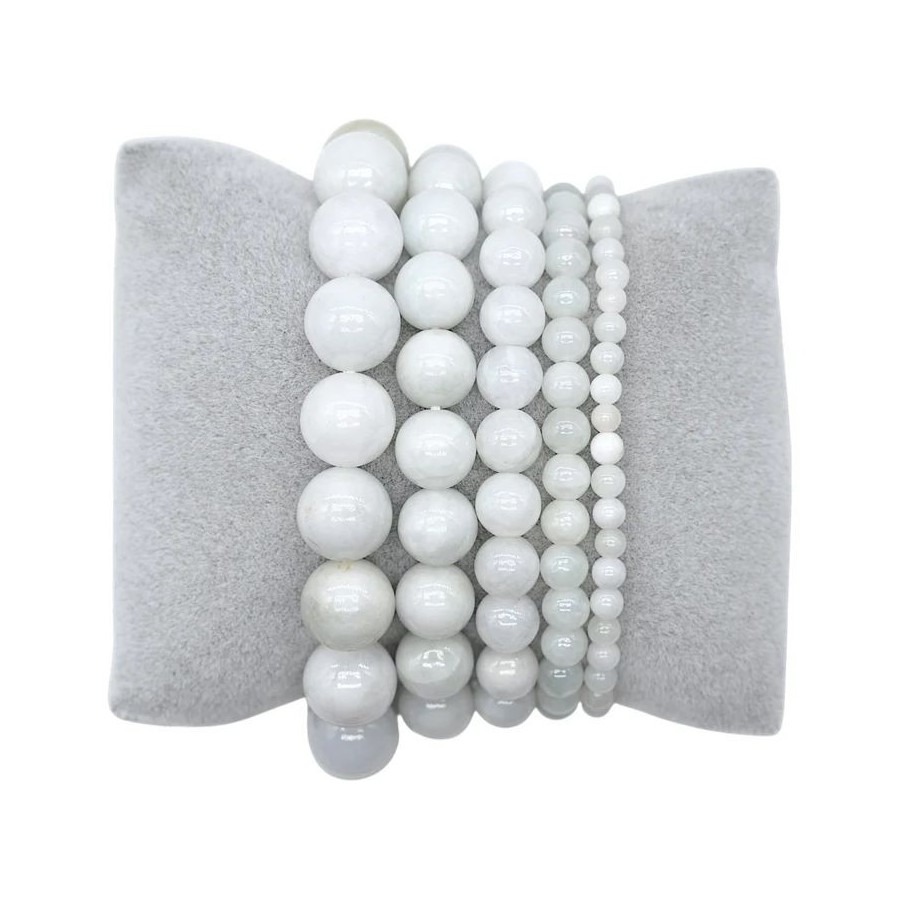Bracelet Jade blanc Bracelet Jade blanc