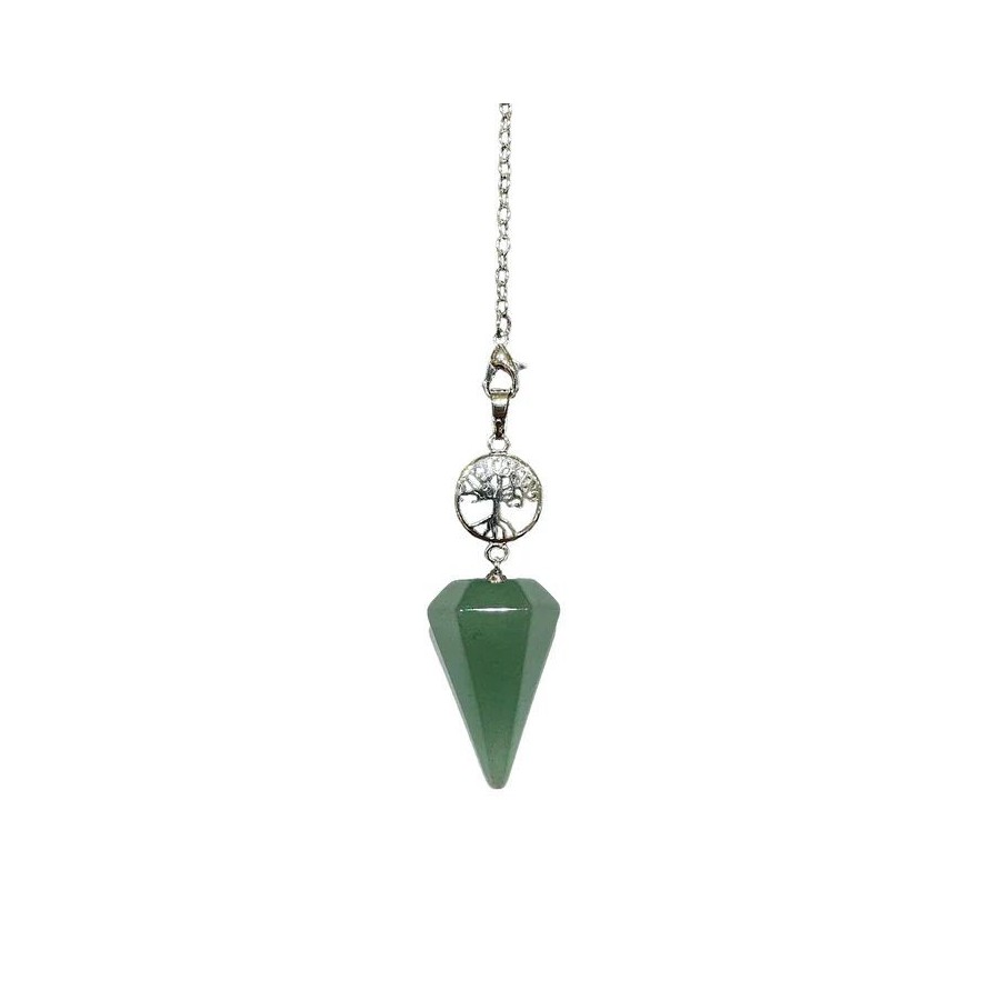 Pendule Arbre de vie cone aventurine verte