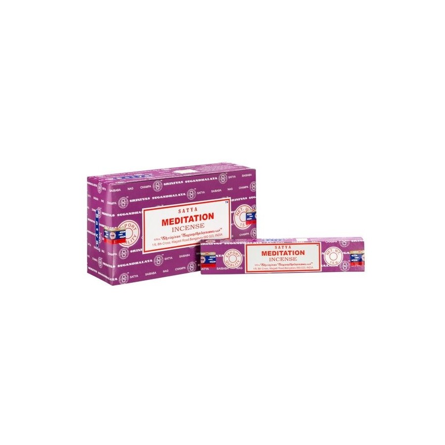 Encens Nag Champa Satya - Méditation - 15 grs