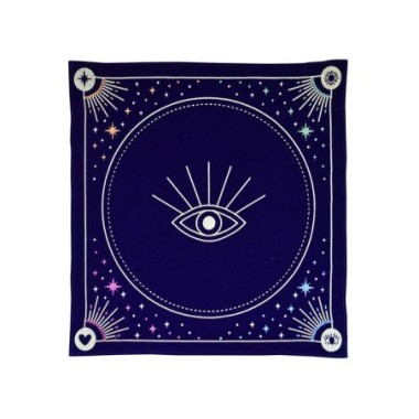 Nappe de divination bleue Message à l'univers