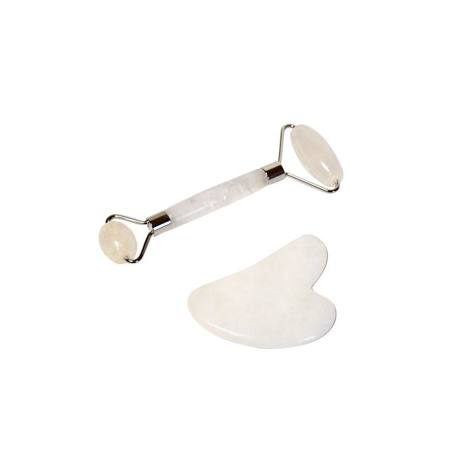 Coffret de Massage pour le Visage en Cristal de roche