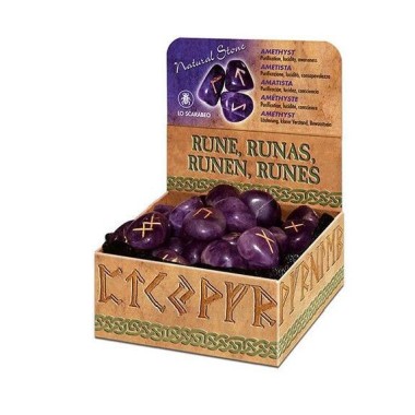 JEU DE RUNES EN AMÉTHYSTE
