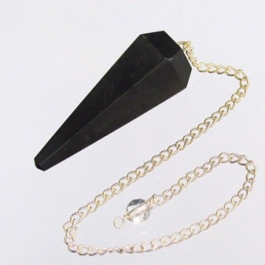 PENDULE TOURMALINE NOIRE