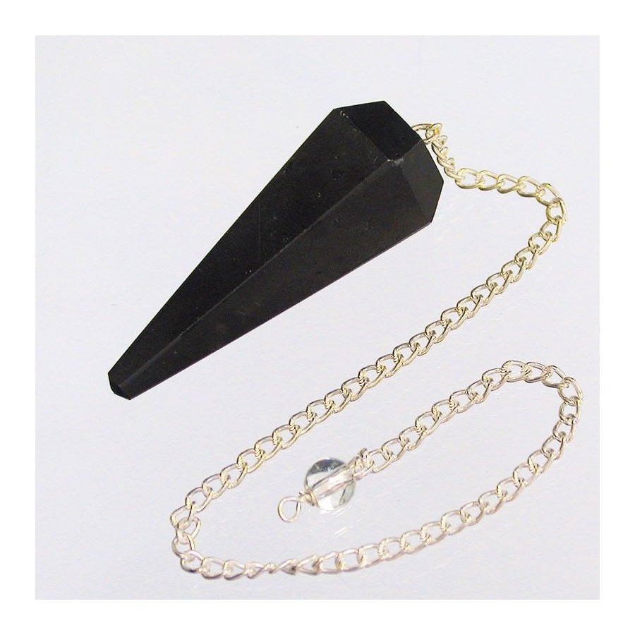 PENDULE TOURMALINE NOIRE