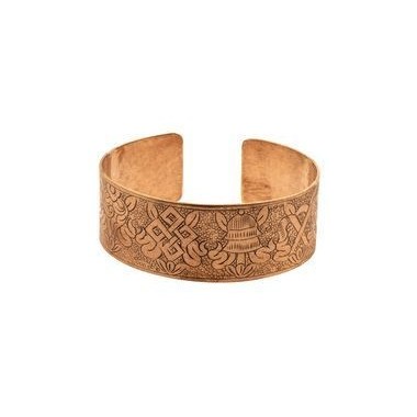 Bracelet Cuivre - 8 Symboles de Bon Augure