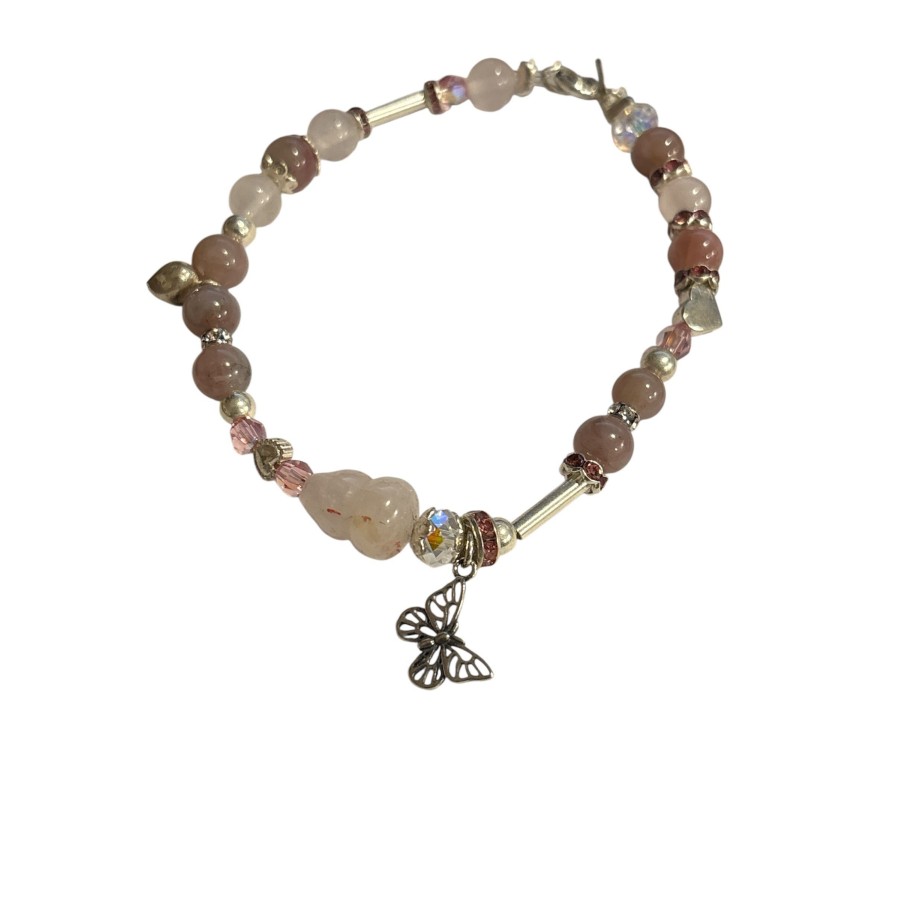bracelet quartz rose