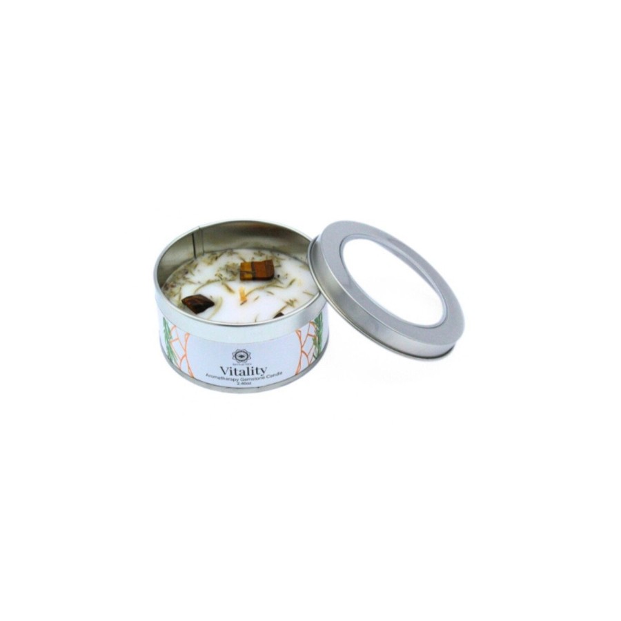 Bougie Litho Green Tree Vitalité - Gingembre doux - 70 grs