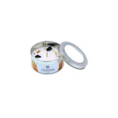 Bougie Litho Green Tree Nettoyage Energétique - Bois Santal - 70 grs