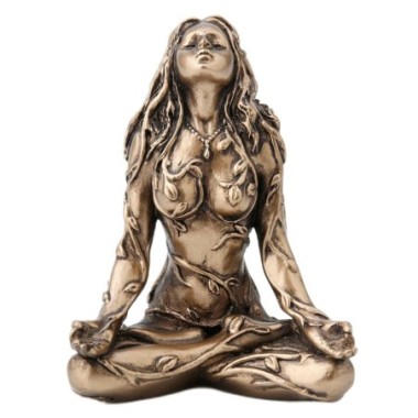 GAIA- MÈRE TERRE ASSIS POSE LOTUS