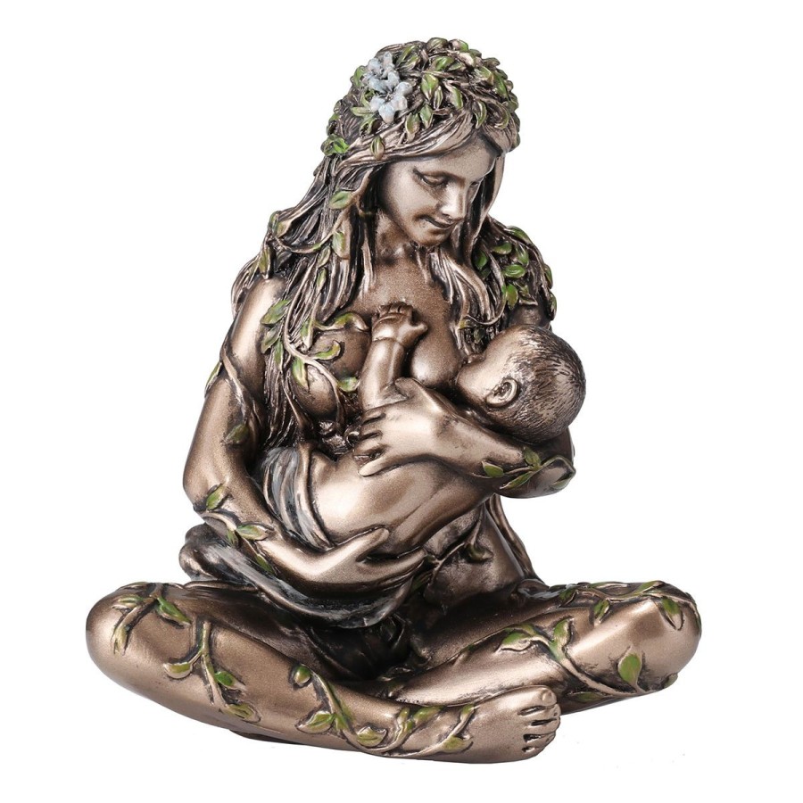 GAIA TERRE MÈRE AVEC BÉBÉ