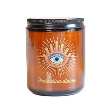 Bougie lithothérapie parfumée Protection divine