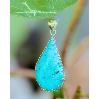 PENDENTIF ARGENT TURQUOISE