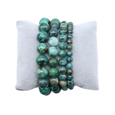 BRACELET CHRYSOCOLLE 10 MM AAA
