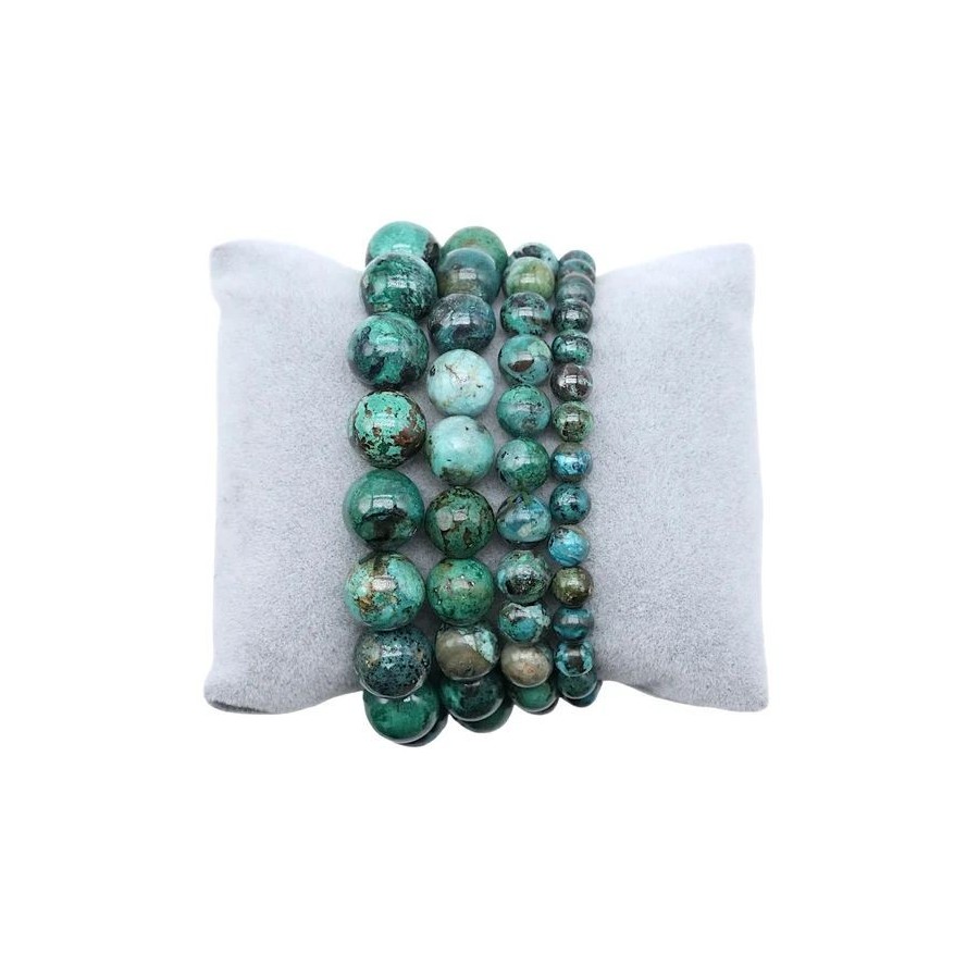 BRACELET CHRYSOCOLLE 10 MM AAA