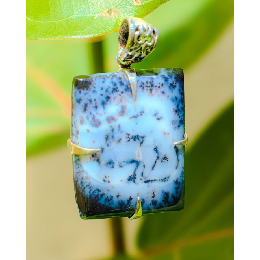 PENDENTIF AGATE DENTRITIQUE